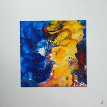Peinture intitulée "voyage au pays des…" par Claude Goasguen, Œuvre d'art originale, Acrylique