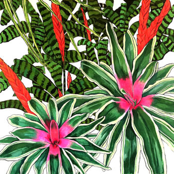Pintura titulada "Ficus" por Natalie Levkovska, Obra de arte original, Oleo