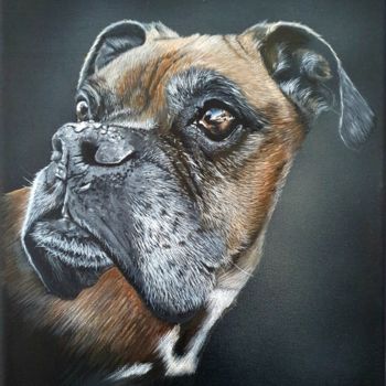 Peinture intitulée "Jack" par K-Roline, Œuvre d'art originale, Acrylique Monté sur Châssis en bois