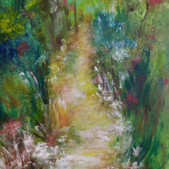 Pintura titulada "Pathway" por Alexandra Petropoulou, Obra de arte original, Acrílico