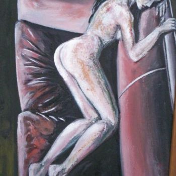 Desnuda en mi sofa