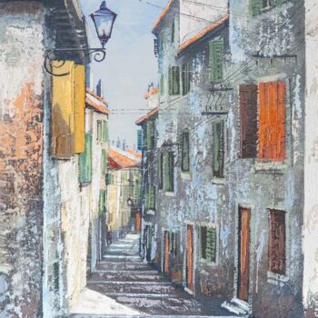 绘画 标题为“Rovinj Old Town, ac…” 由Filip Petrovic, 原创艺术品, 丙烯
