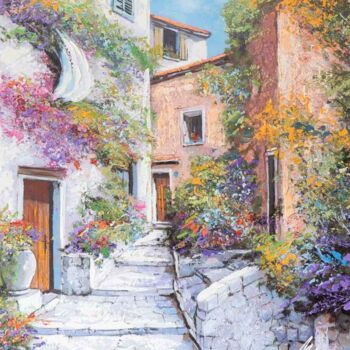 "Spanish street, acr…" başlıklı Tablo Filip Petrovic tarafından, Orijinal sanat, Akrilik