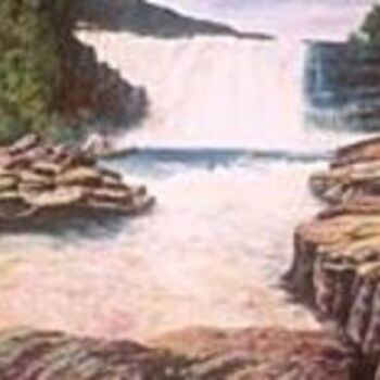 Pittura intitolato "salto" da Allup Alberto, Opera d'arte originale
