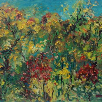 绘画 标题为“Late Autumn” 由Mushegh Grigoryan, 原创艺术品, 油