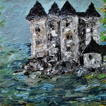 Pintura titulada "Château de Val" por Nicodi, Obra de arte original, Acrílico