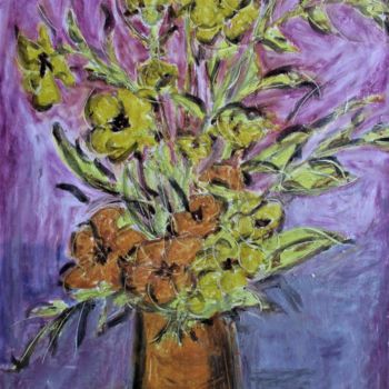 Dessin intitulée "Le Bouquet" par Nicodi, Œuvre d'art originale, Pastel