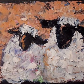 Painting titled "INSOMNIA 3" by Irena, Original Artwork, Oil