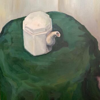 绘画 标题为“A tepot” 由Ekaterina Belukhina, 原创艺术品, 油 安装在纸板上