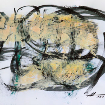Painting titled "#3" by Anatoliy Menkiv, Original Artwork, Acrylic