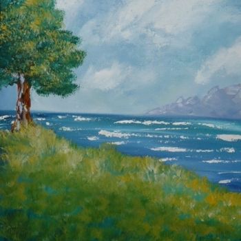 Painting titled "Sea View" by Aud, Original Artwork