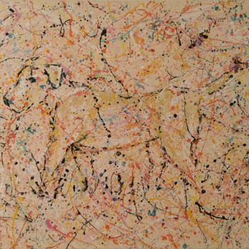 Pintura intitulada "Niki" por Luís Bastos, Obras de arte originais, Acrílico