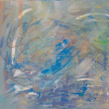 Painting titled "What do you think a…" by Anatoliy Menkiv, Original Artwork, Oil Mounted on Wood Stretcher frame