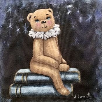 Pintura intitulada "Sybelle - 1012" por Noëlle Lassailly, Obras de arte originais, Acrílico