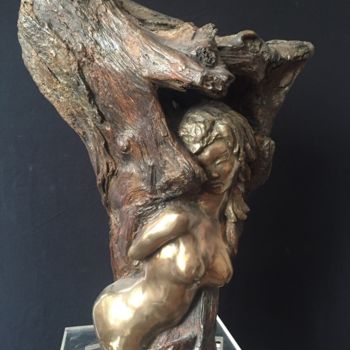 Sculpture titled "Passion" by Véronique Richard, Original Artwork, Bronze