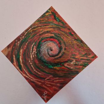 绘画 标题为“Le caméléon” 由Perlae Netityalle, 原创艺术品, 丙烯