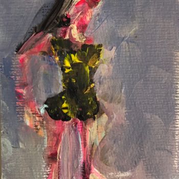 Painting titled "Original Bond Girl" by Karen Thomas, Original Artwork, Acrylic