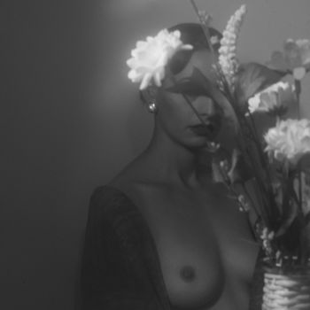 Photography titled "Sabine- from Memento" by Gaelle Dechery, Original Artwork, Digital Photography Mounted on Other rigid pa…