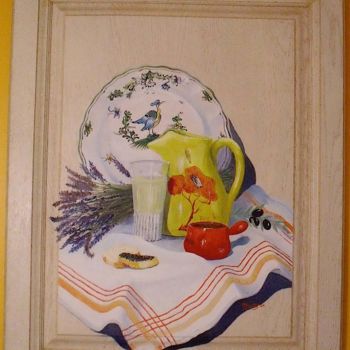 Painting titled "LA PROVENCE" by Boutdebois, Original Artwork, Oil