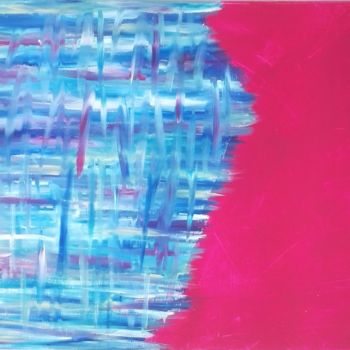 Peinture intitulée "Déchirure glaciale" par Renaud Angerville-Langlois, Œuvre d'art originale, Acrylique