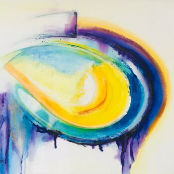 Peinture intitulée "origine" par Isabelle Laurent, Œuvre d'art originale, Acrylique