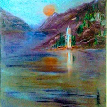 Peinture intitulée "The bay which does…" par Inga Kurganskaia, Œuvre d'art originale, Huile