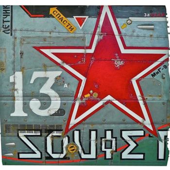 Sculpture intitulée "SOVIET" par Jerome Chauvin (JICE), Œuvre d'art originale, Acrylique