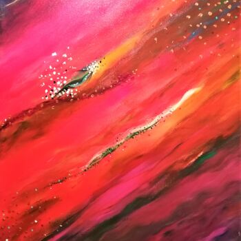 Painting titled "Sunbathing" by Alexandra Isler, Original Artwork, Acrylic