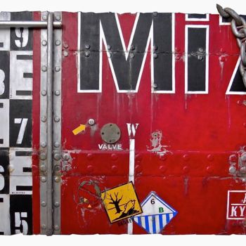 Sculpture intitulée "WRECKAGE OF Mi7" par Jerome Chauvin (JICE), Œuvre d'art originale, Acrylique