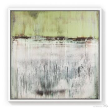 Painting titled "Reflective Sky" by Max Kulich, Original Artwork, Acrylic