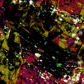 「Denying Yourself」というタイトルのデジタルアーツ Barry Farley Visual Artsによって, オリジナルのアートワーク, デジタル絵画 その他の剛性パネルにマウント