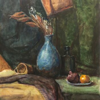 Painting titled "Watercolor Artwork…" by Vsevolod Chistiakov, Original Artwork, Watercolor
