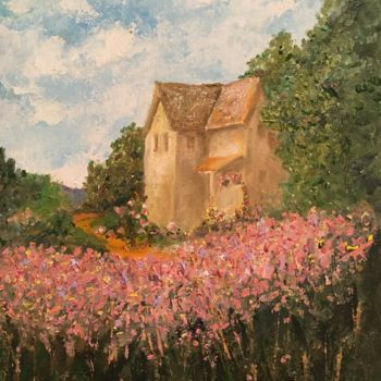 Pintura titulada "Provence, France" por Larry Aarons, Obra de arte original, Oleo Montado en Otro panel rígido