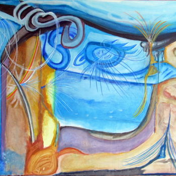 Peinture intitulée "VISTA 2" par Juan Luis Gandulfo, Œuvre d'art originale, Acrylique Monté sur Châssis en bois
