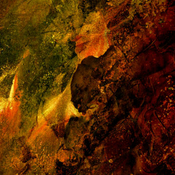数字艺术 标题为“Gold Turned to Bron…” 由Barry Farley Visual Arts, 原创艺术品, 数字油画 安装在其他刚性面板上