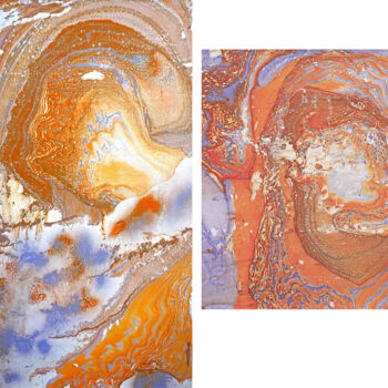 Peinture intitulée "Composition No. 216" par Sumit Ratta, Œuvre d'art originale, Bombe aérosol
