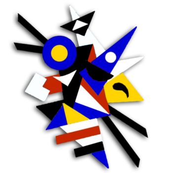 제목이 "Mondrian 3D wooden…"인 조형물 Mimi Eres로, 원작, 나무
