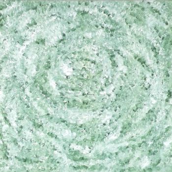 Malerei mit dem Titel "Tourbillon végétal" von Renaud Angerville-Langlois, Original-Kunstwerk, Acryl