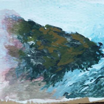 绘画 标题为“Britanny's water&we…” 由Catherine Demorand, 原创艺术品, 丙烯 安装在木质担架架上