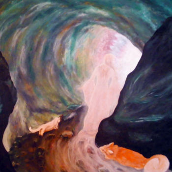 Pintura titulada "The path to the lig…" por Svetlana Ivanova, Obra de arte original, Oleo