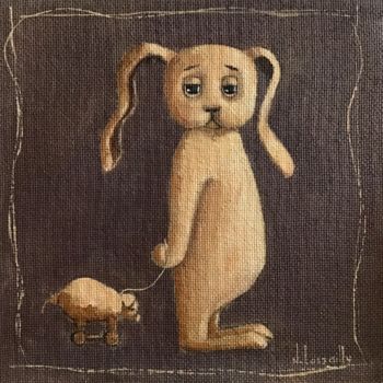 Peinture intitulée "Who is guilty  ? -…" par Noëlle Lassailly, Œuvre d'art originale, Acrylique