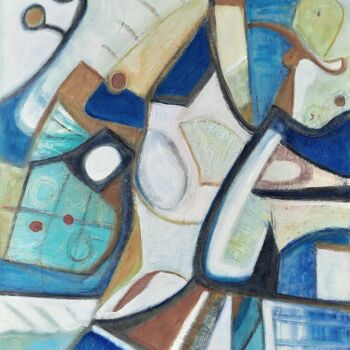 Painting titled "WITHOUT YOU" by Stephen Lucas, Original Artwork, Oil