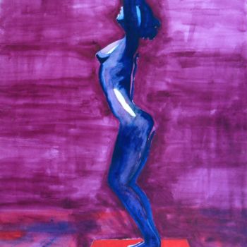 제목이 "Statuesque"인 미술작품 Robert Grubbs로, 원작, 수채화