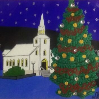 绘画 标题为“O Holy Night” 由Tonjua Lyles, 原创艺术品, 丙烯