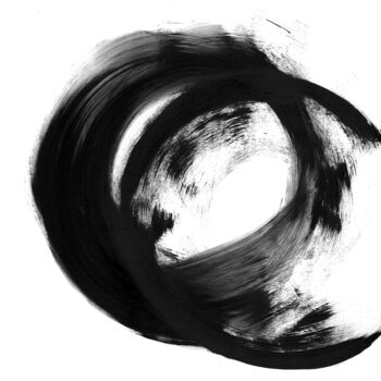 제목이 "Black white abstrac…"인 그림 Anastasia Vasilyeva로, 원작, 아크릴