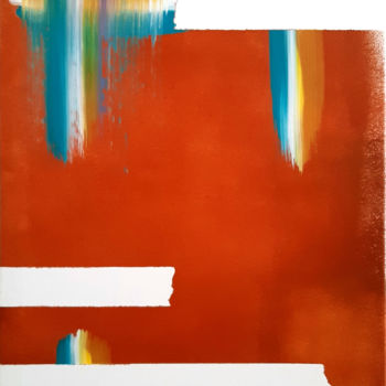 Peinture intitulée "La Paresse" par Angelique Mouton, Œuvre d'art originale, Acrylique