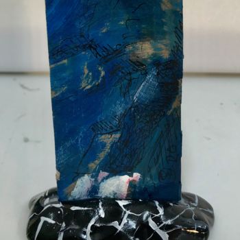Sculpture titled "Nacht" by Sebastian Olivier Burckhardt, Original Artwork, Paper