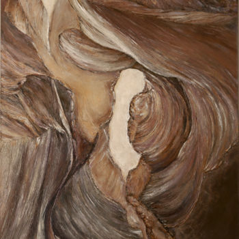 Peinture intitulée "Каньон Антилопы/Ant…" par Tatjana Dan'Shina, Œuvre d'art originale, Huile