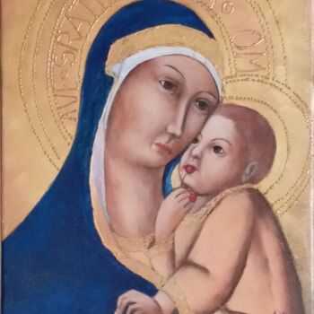 「The Mother of with…」というタイトルの絵画 Filip Petrovicによって, オリジナルのアートワーク, アクリル