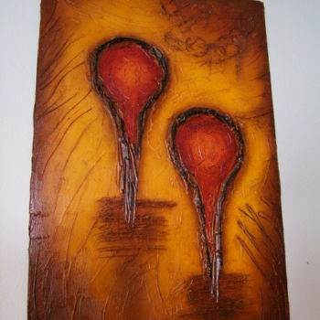 Painting titled "Gaia Energy" by Pavel Plzák (Pavel Václav), Original Artwork, Oil